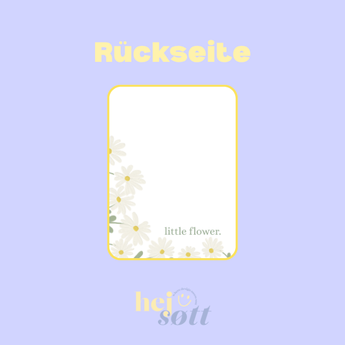 U-Heft Hülle Blumen