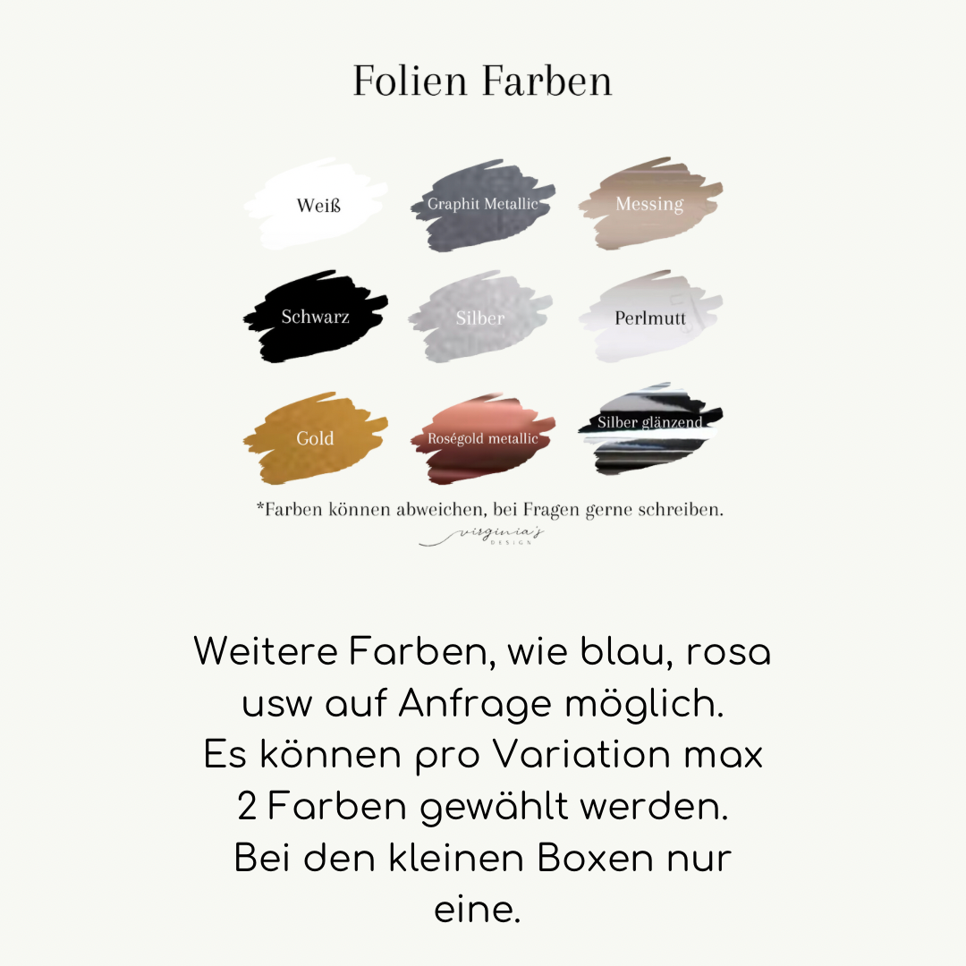 Fotoboxe mit Name