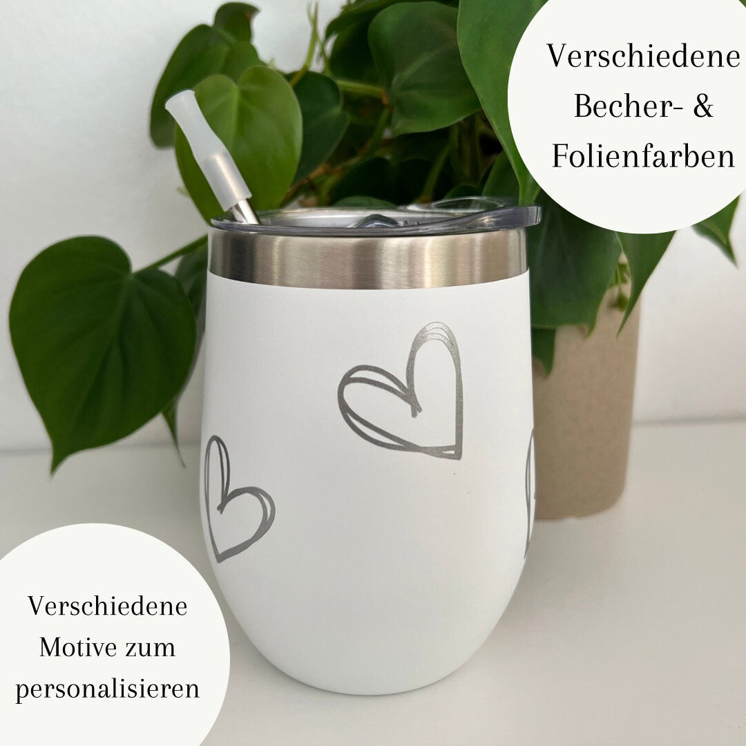 Weinbecher personalisierbar | Trinkbecher | Thermobecher