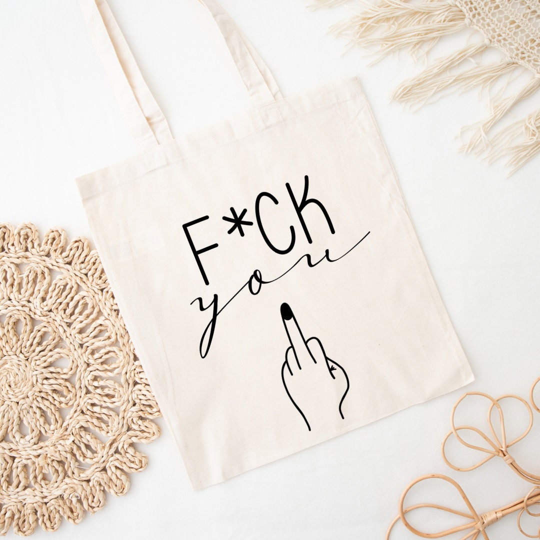 Totebag Mittelfinger | Tasche | Beutel | Einkaufstasche