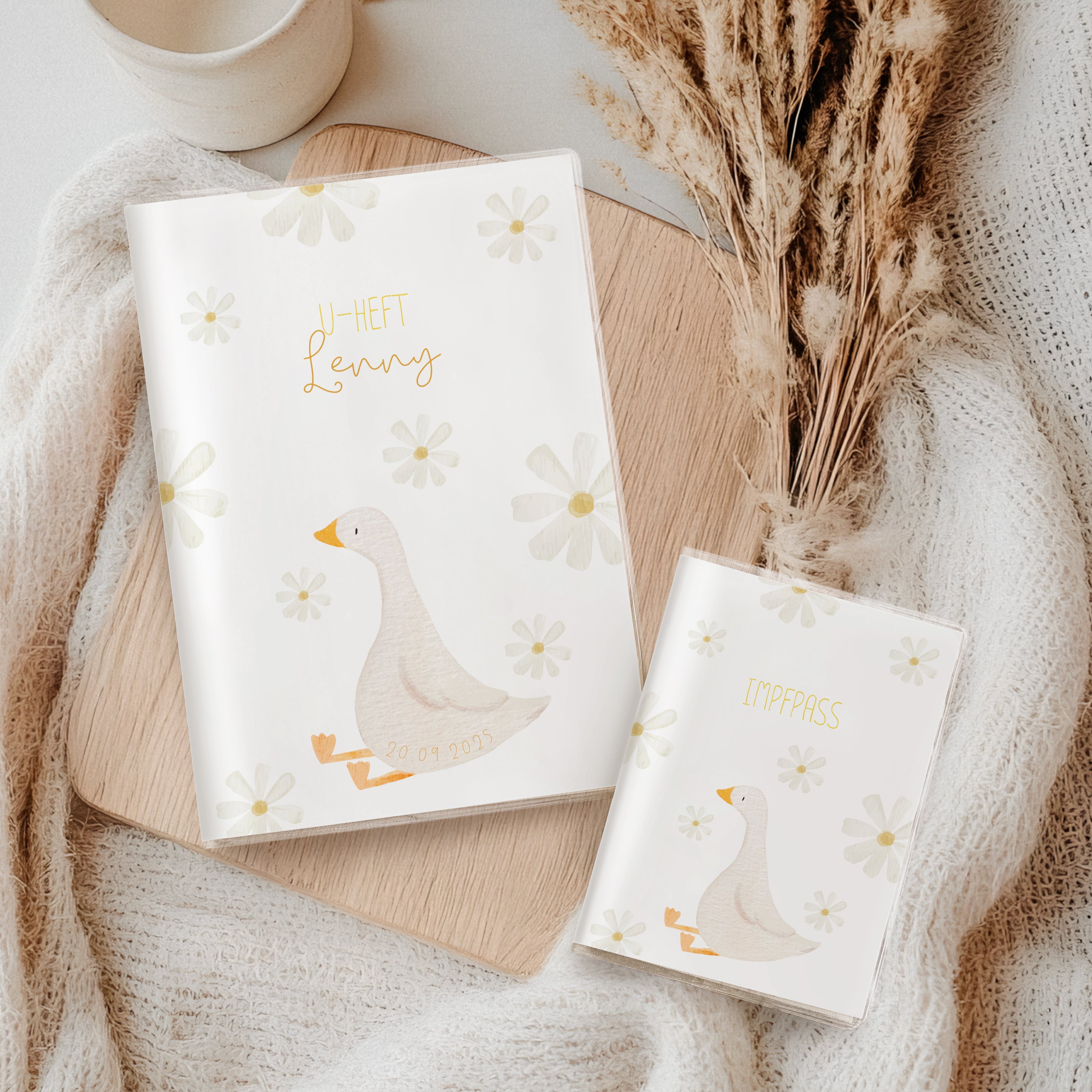 Personalisierte U-Heft-Hülle | Liebevoller Schutz für das Untersuchungsheft | hej søtt