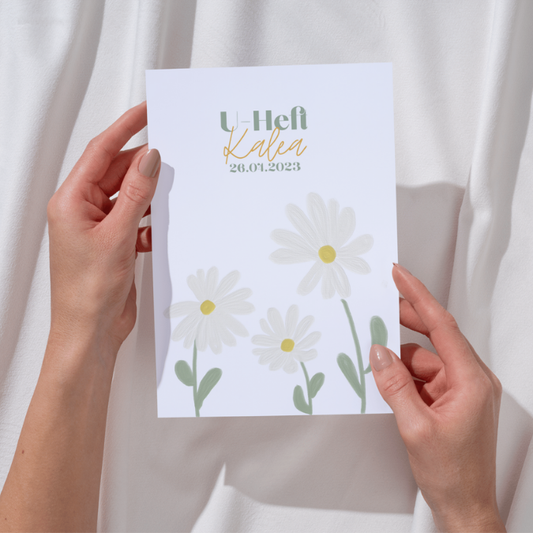 U-Heft Hülle Blumen