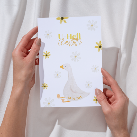 U-Heft Hülle Gans