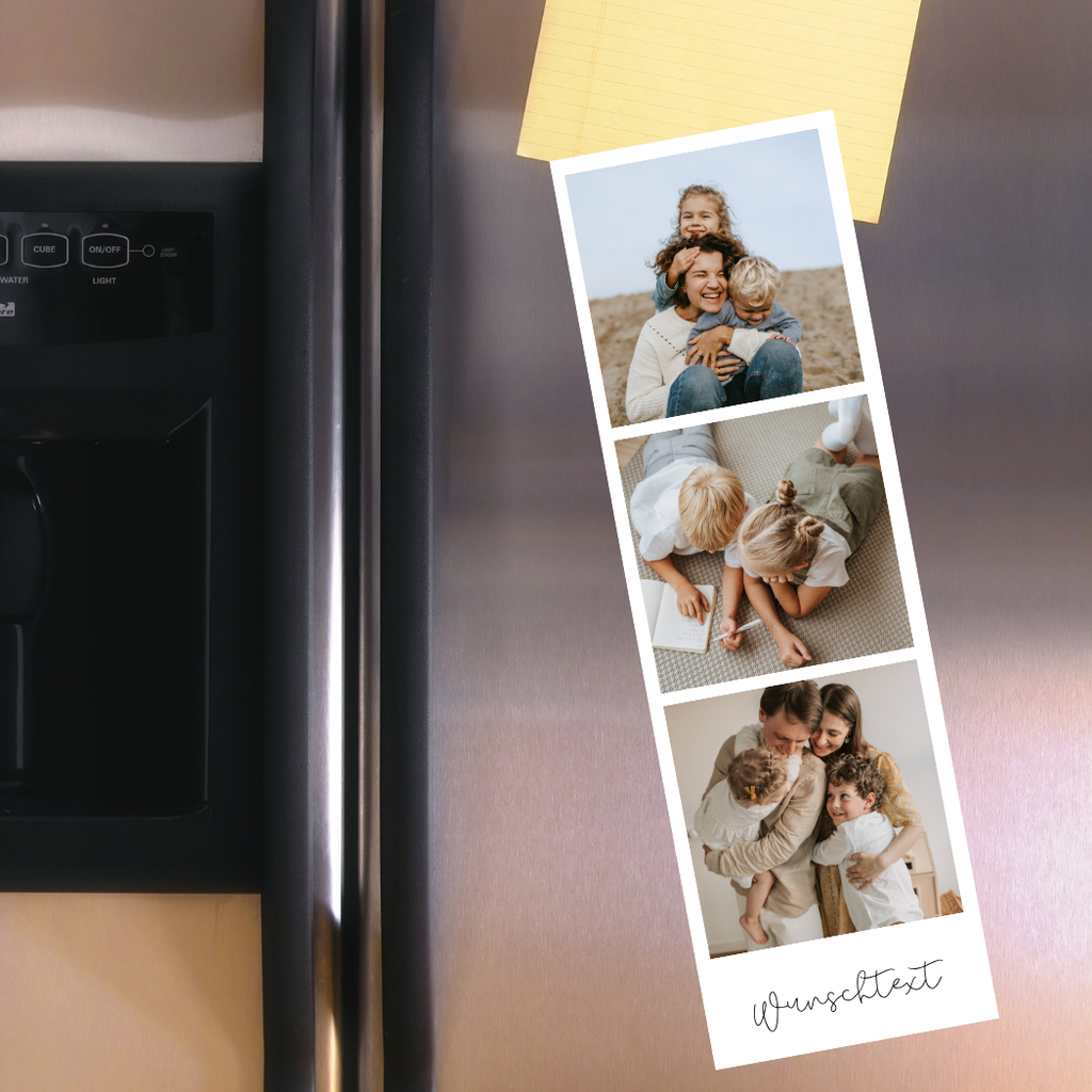 Personalisierbare Magnet-Fotostreifen – 3er-Set
