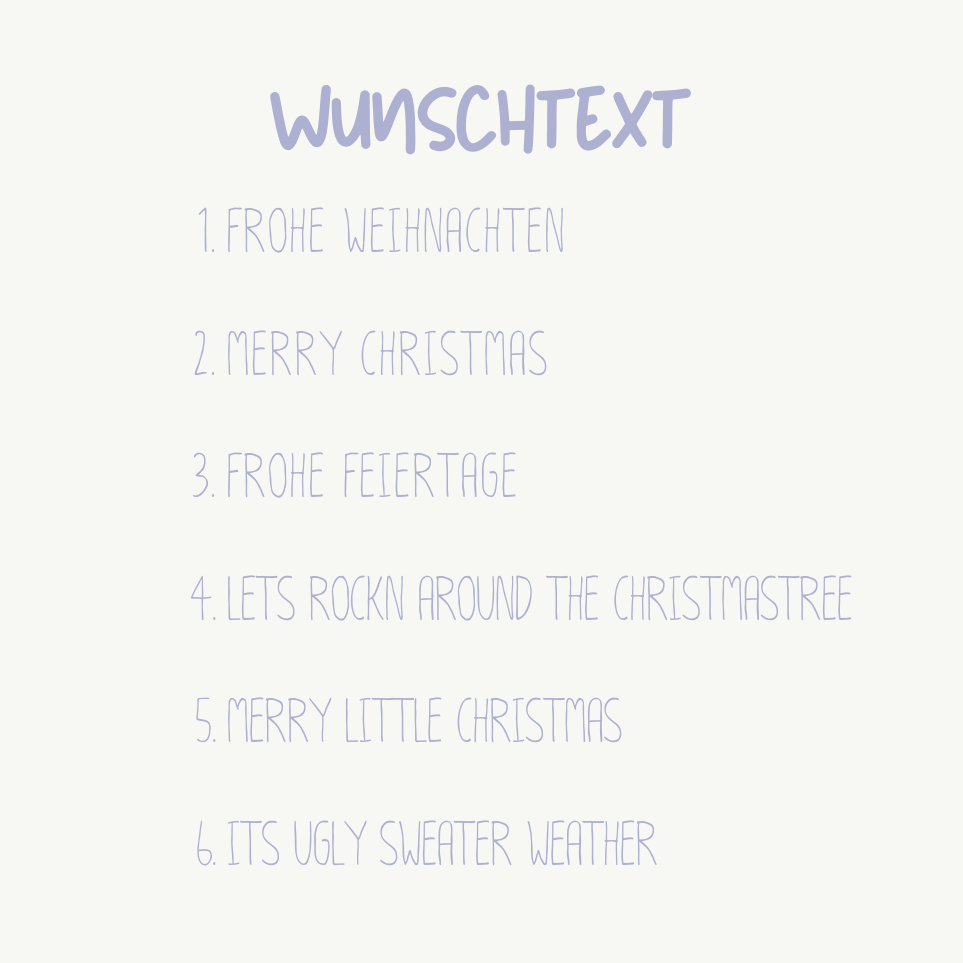 Personalisierte Weihnachtskarte Lebkuchen | Karte zu Weihnachten | Grußkarte mit Umschlag