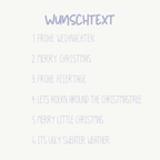 Personalisierte Weihnachtskarte Lebkuchen | Karte zu Weihnachten | Grußkarte mit Umschlag