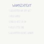 Grußkarte zur Geburt „Kleines Küken“ – personalisiert mit Name & Datum