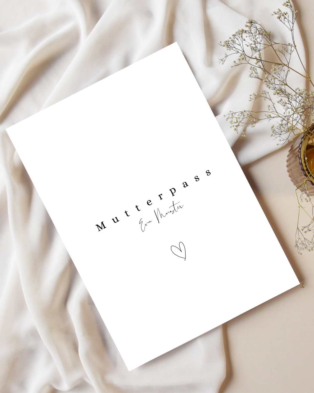 Mutterpasshülle Herz