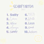 Grußkarte zur Geburt „Kleines Küken“ – personalisiert mit Name & Datum