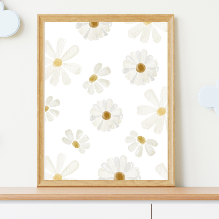 Poster-Set „Gans & Gänseblümchen“ – 3-teilig für das Kinderzimmer