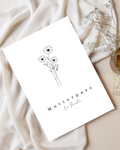 Mutterpasshülle Blumen
