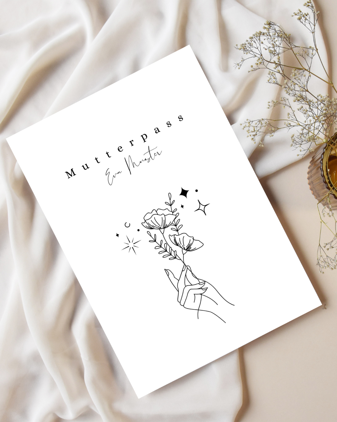 Mutterpasshülle Hand