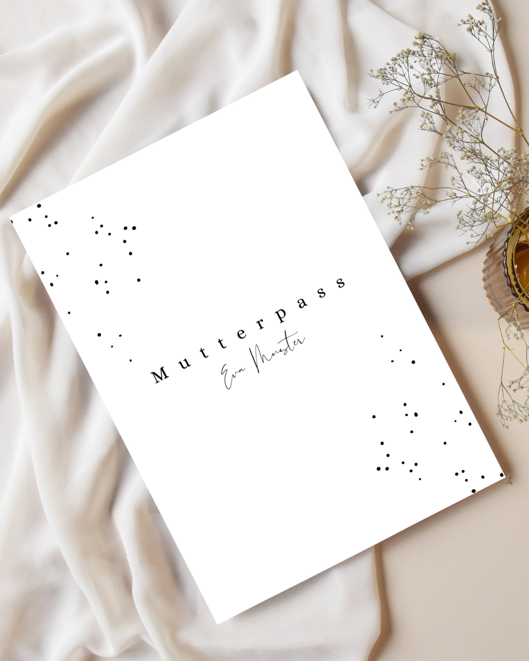 Mutterpasshülle Dots