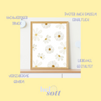 Poster-Set „Gans & Gänseblümchen“ – 3-teilig für das Kinderzimmer