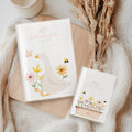 U-Heft Hülle und Impfpasshülle Gans mit Blumen