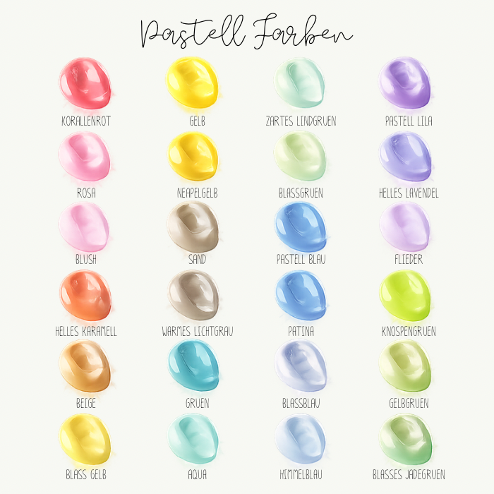 Bubble Letters | Türdekoration Kinderzimmer