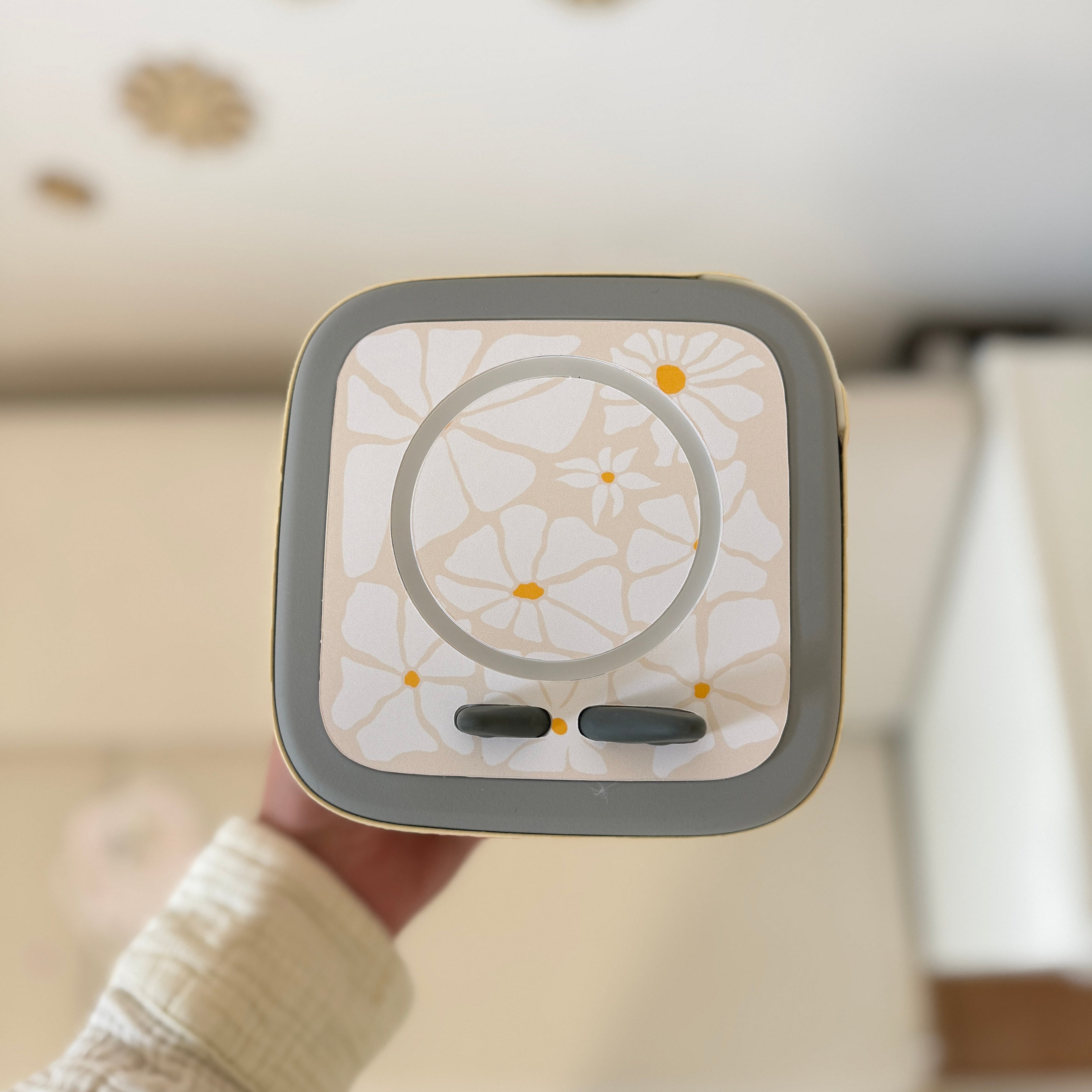 Schutzfolie Toniebox 2 Blumen Verzerrt (beige)