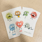 Gefühlskarten für Kinder – 20 Emotionen im Kritzelstil | Emotionen lernen & benennen