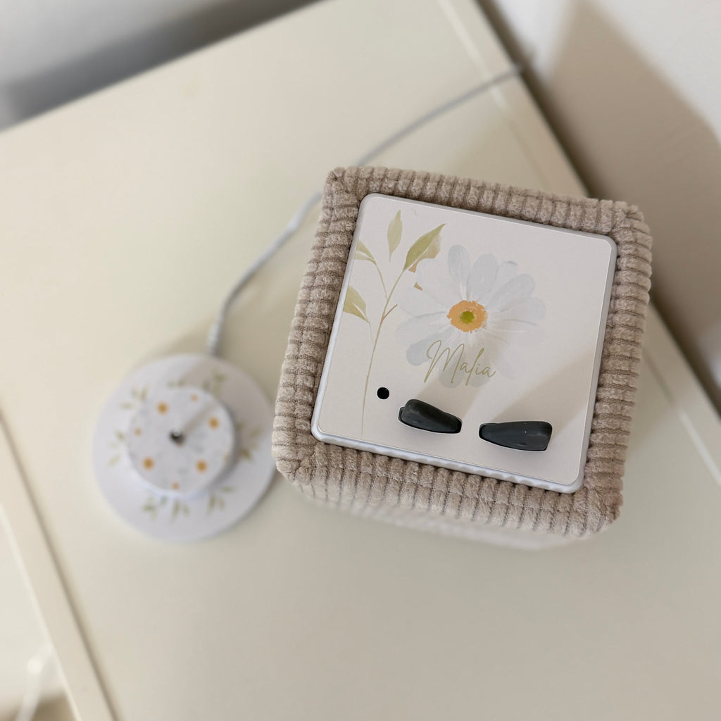 Toniebox 1 Schutzfolie Blumen weiß