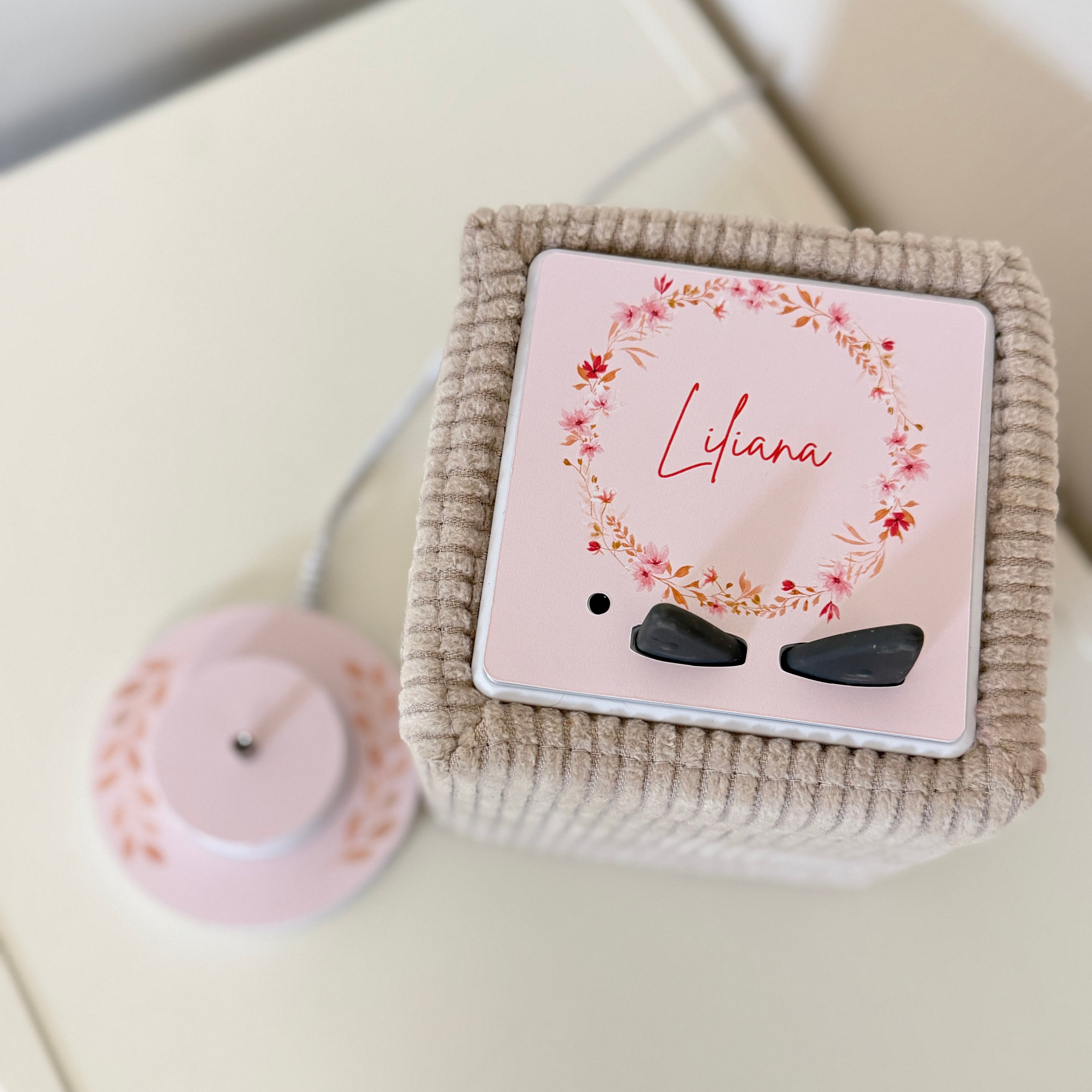 Toniebox 1 Schutzfolie Blumenkranz Pink