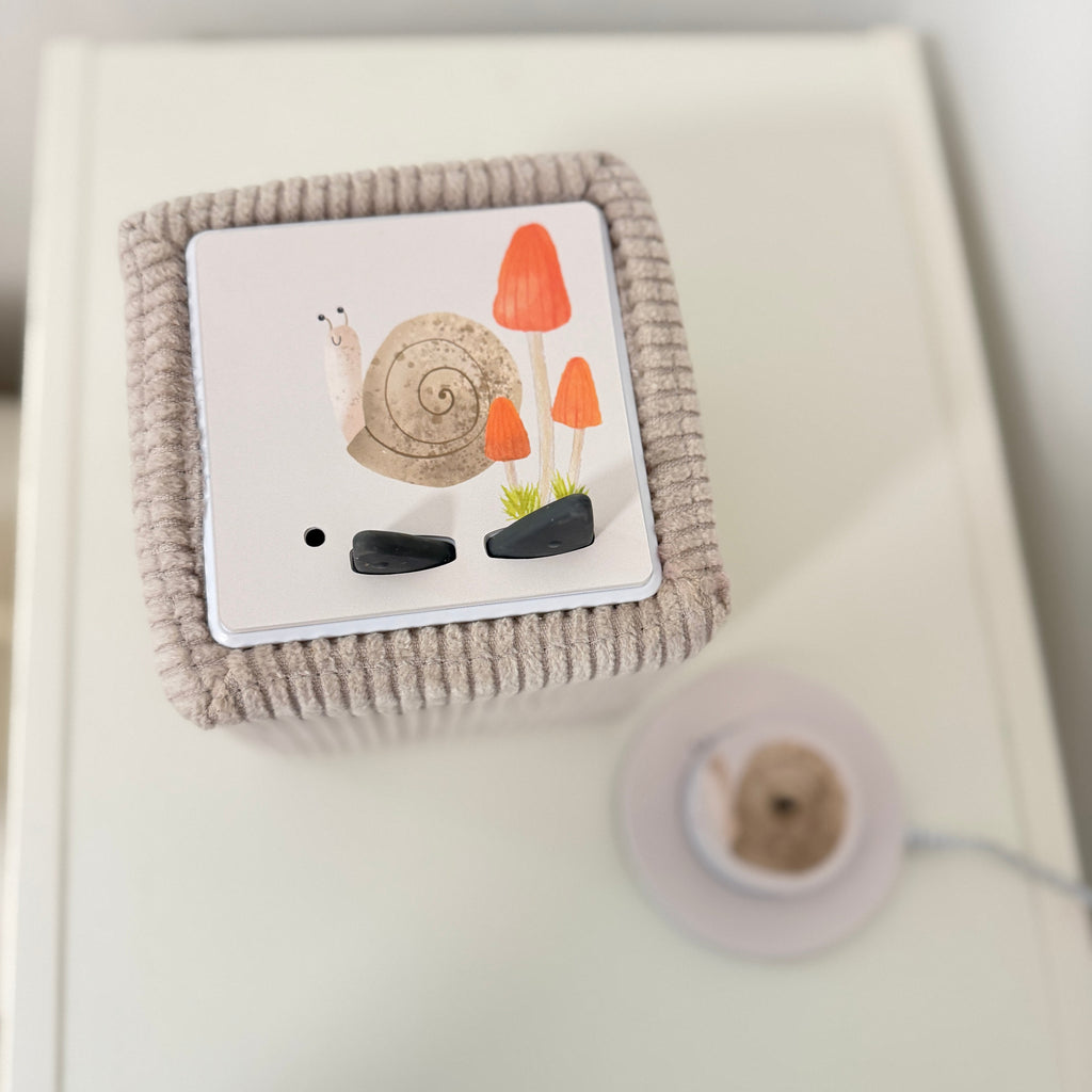 Toniebox 1 Schutzfolie Schnecke mit Pilzen