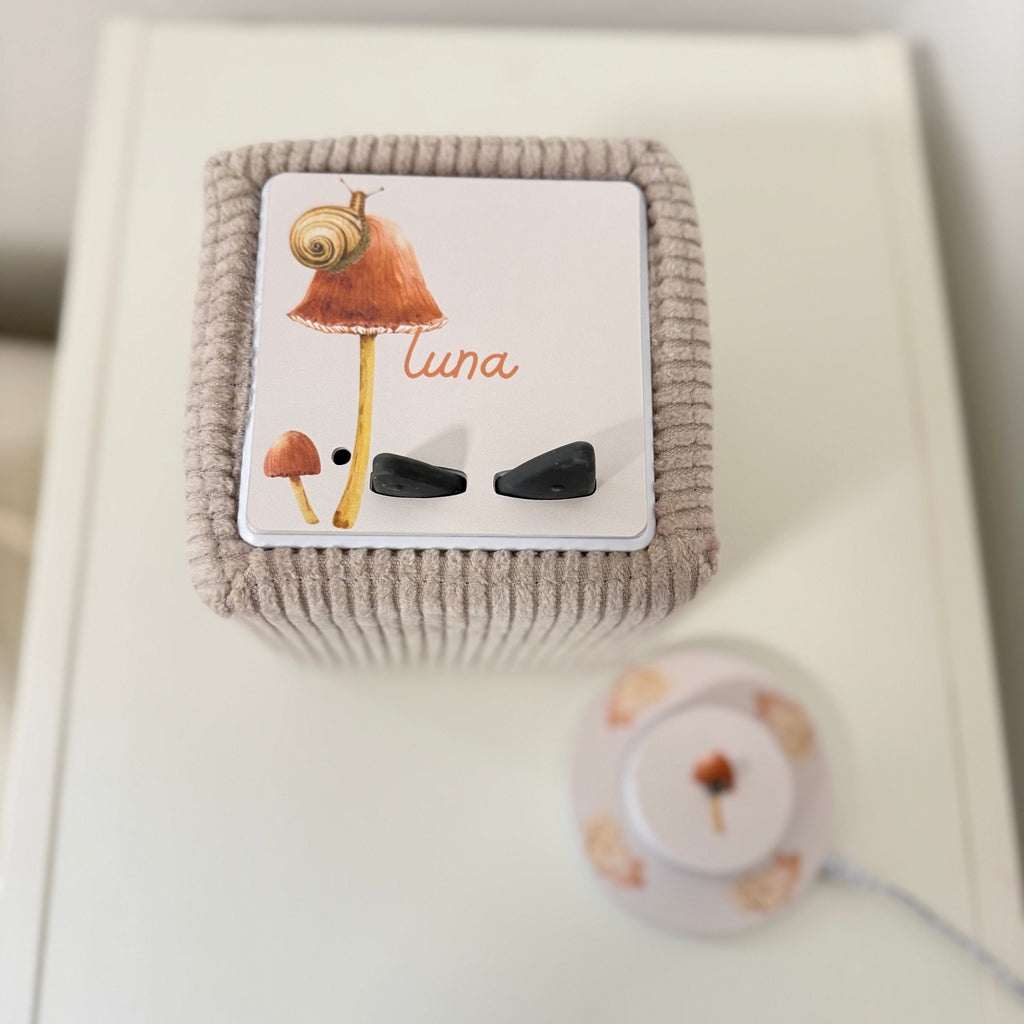 Toniebox 1 Schutzfolie Schnecke auf Pilz