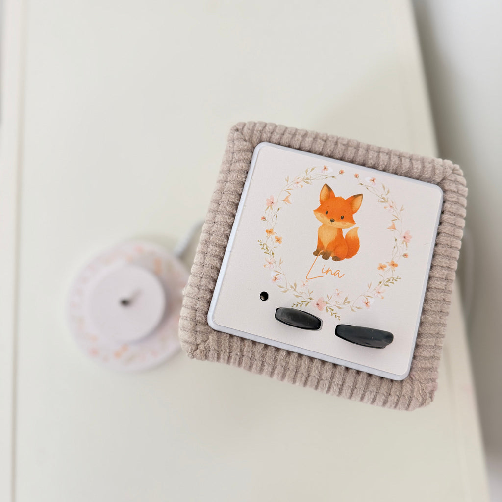 Toniebox 1 Schutzfolie Fuchs mit Blumenkranz