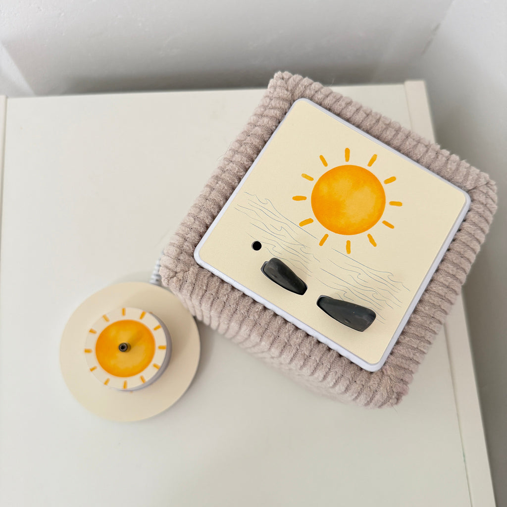 Toniebox 1 Schutzfolie Sonne mit Wellen