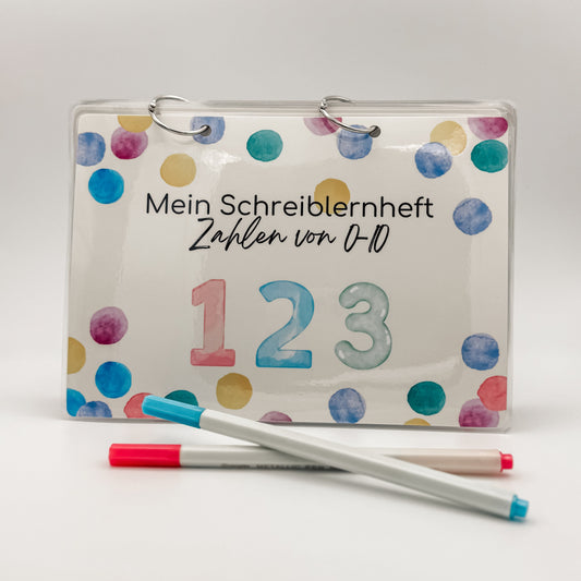 Schreiblernheft Zahlen