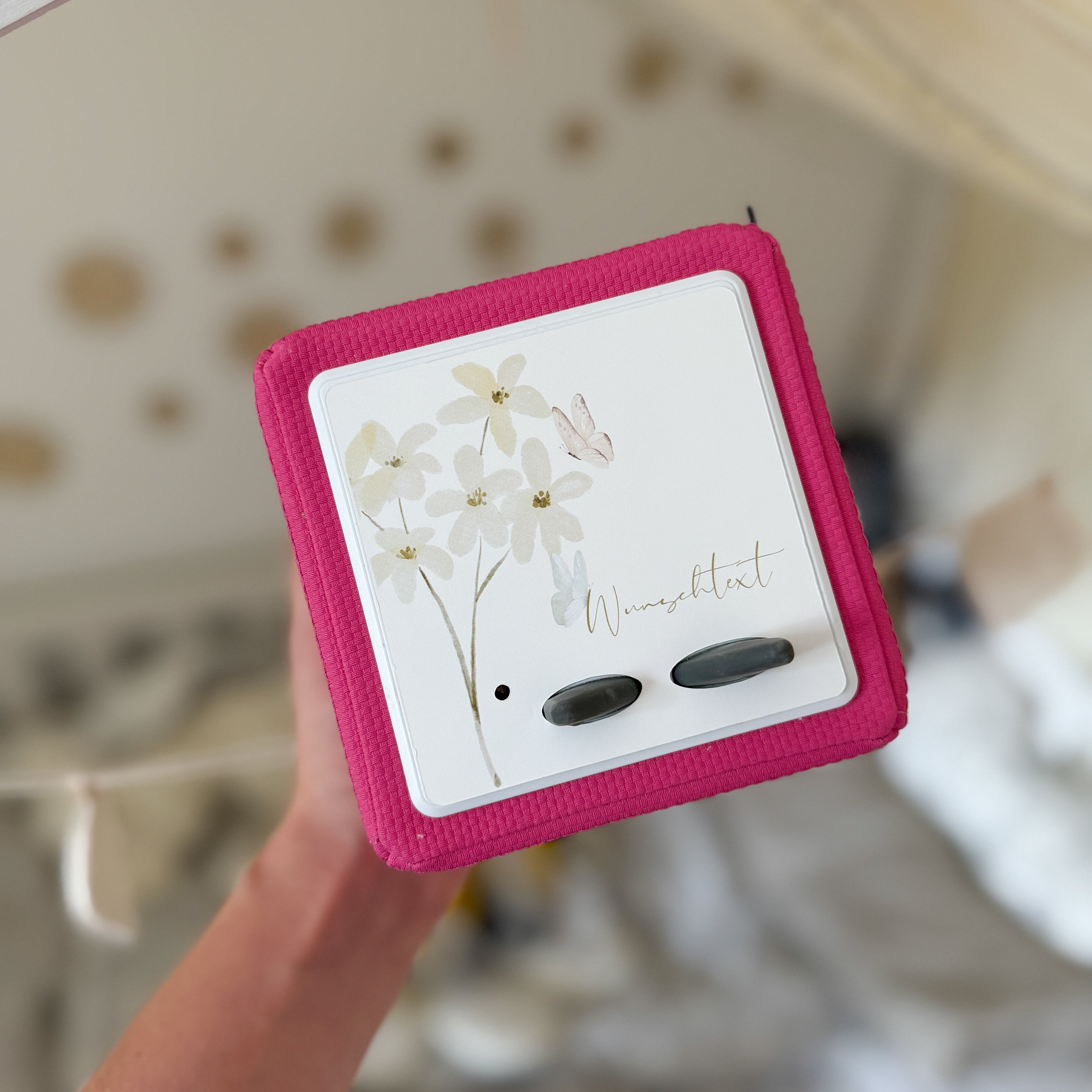 Toniebox Schutzfolie- Blumen und Schmetterlinge