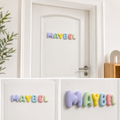 Bubble Letters | Türdekoration Kinderzimmer