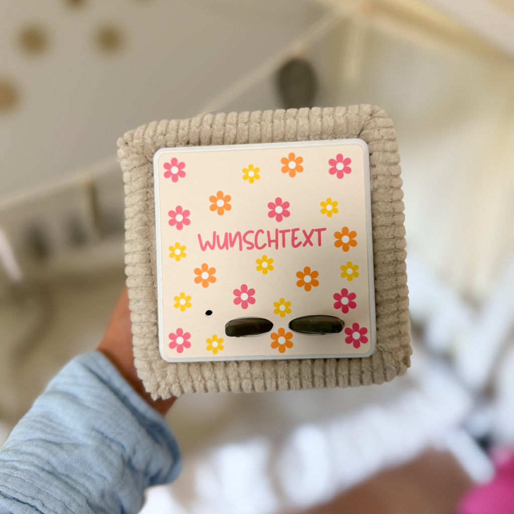 Toniebox Schutzfolie- bunte Blumen