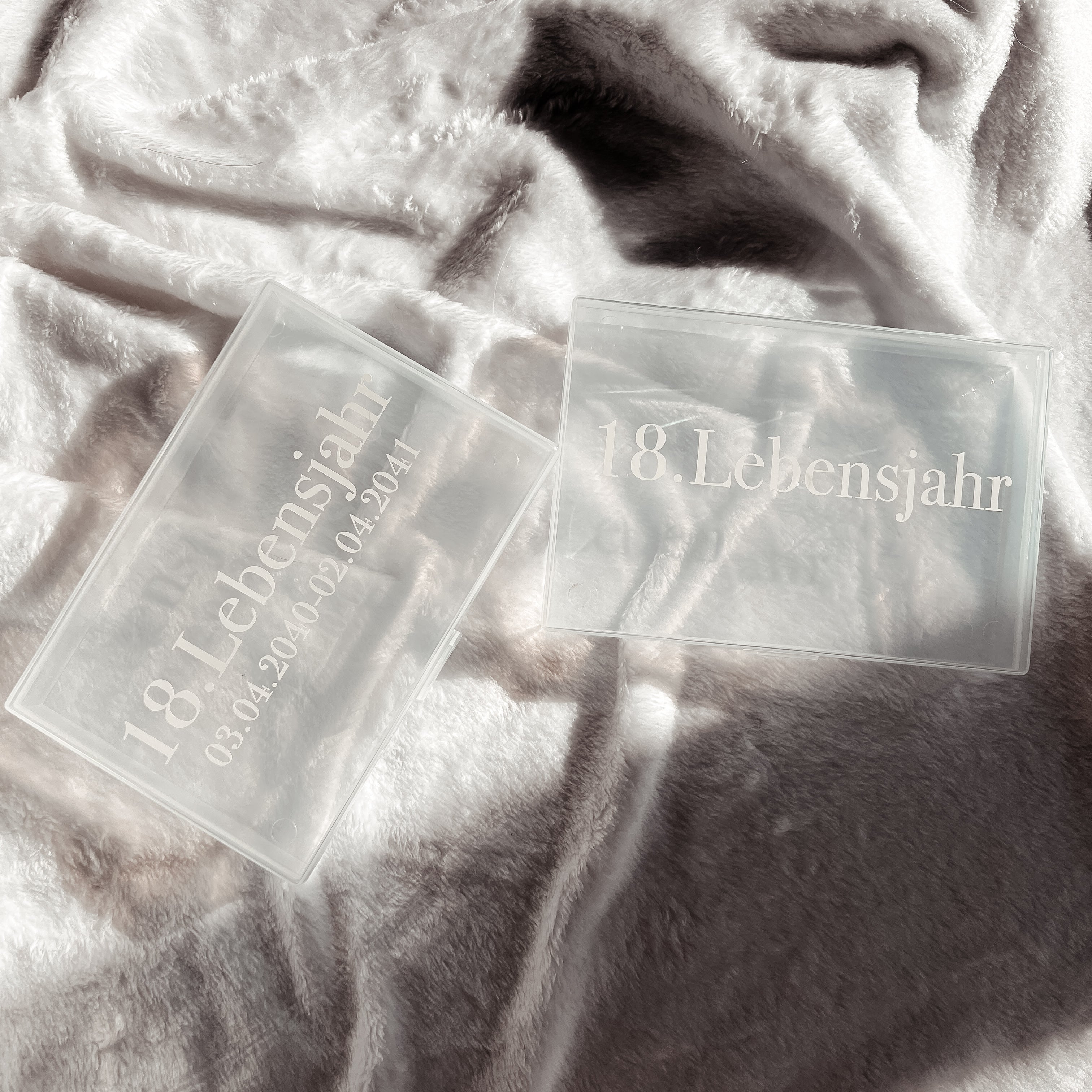 Aufkleber für Fotoboxen mit Name