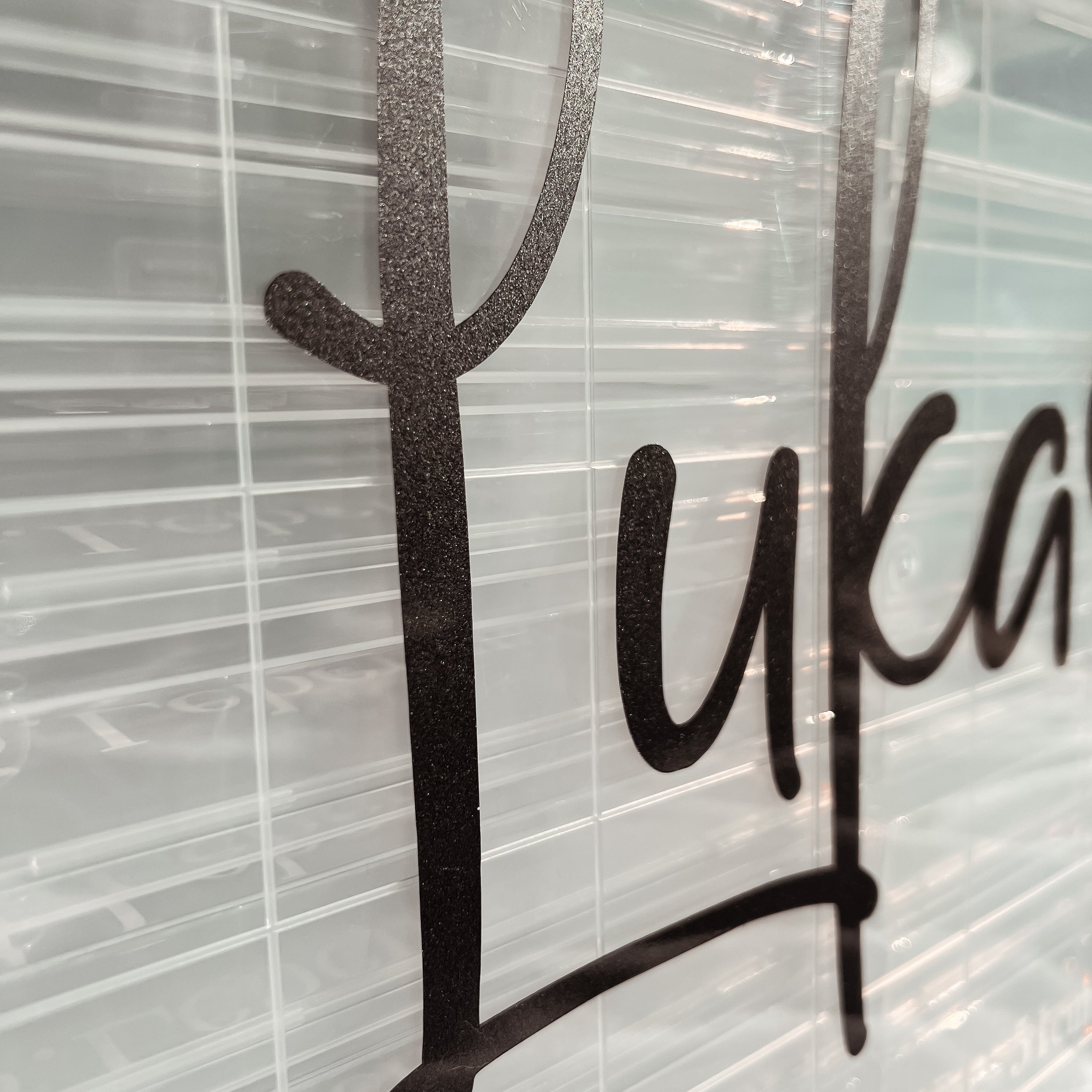 Aufkleber für Fotoboxen mit Name und Geburtsdaten