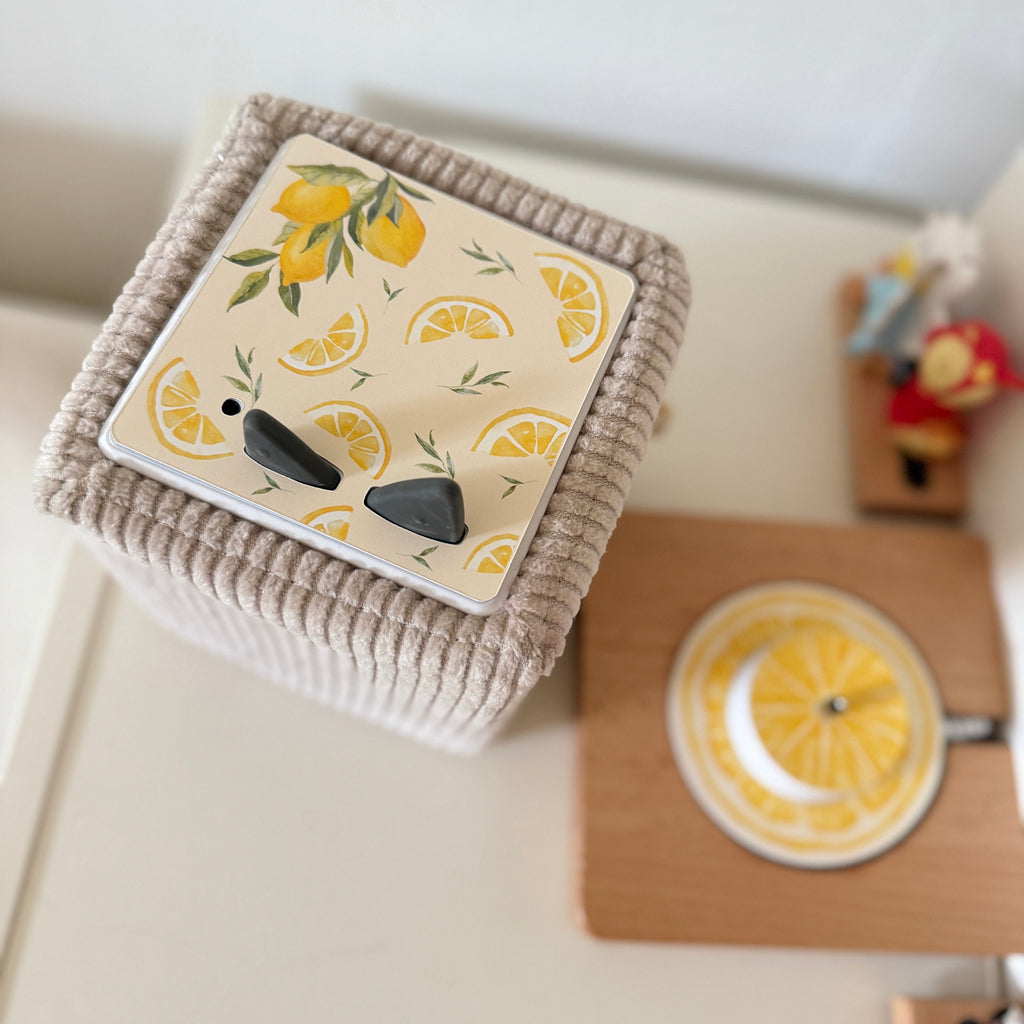 Toniebox Schutzfolie- Zitronen