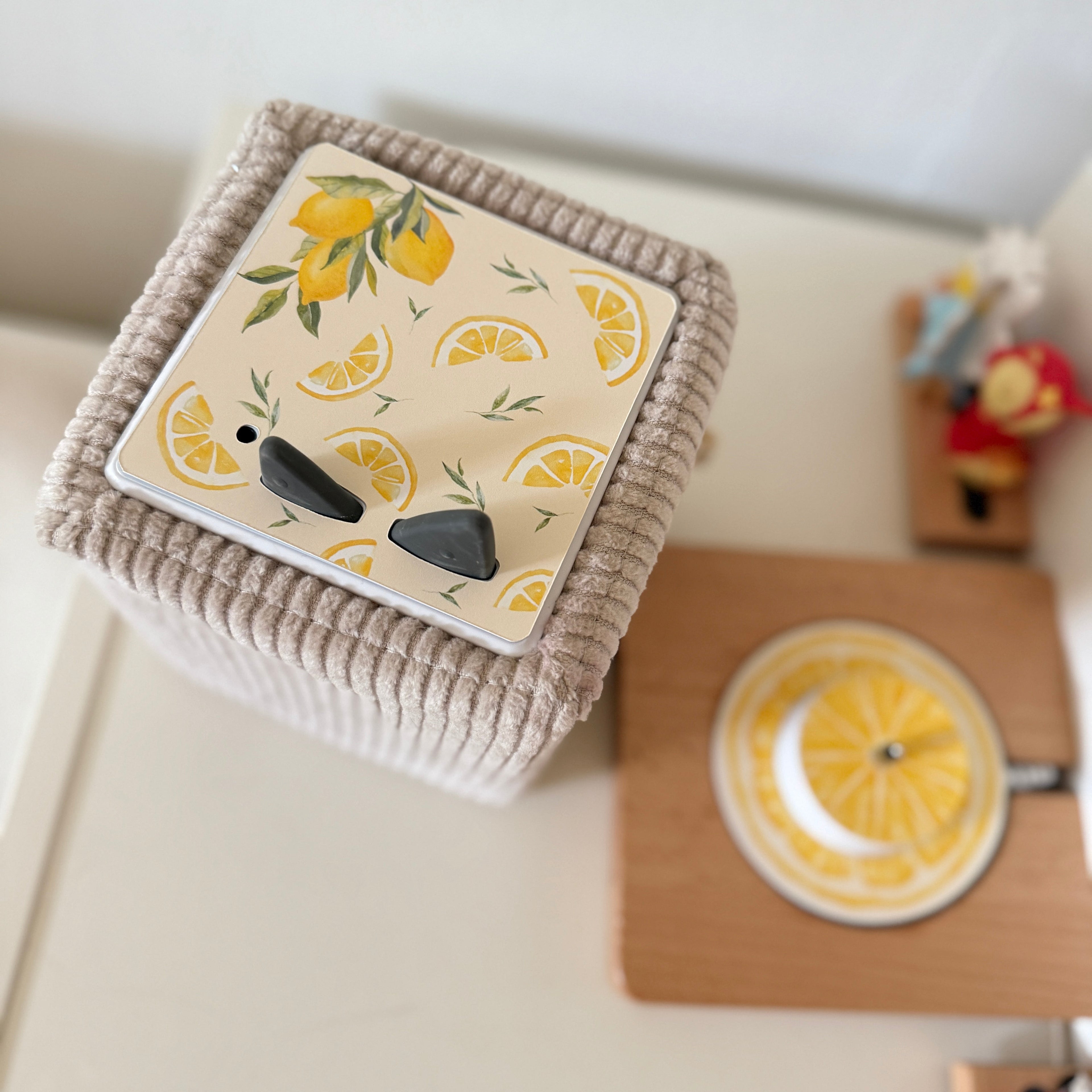 Toniebox Schutzfolie- Zitronen
