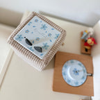 Toniebox Schutzfolie- blaue Blumen