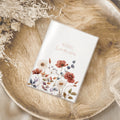 Mutterpasshülle Blumenwiese rot | Geschenk zur Schwangerschaft