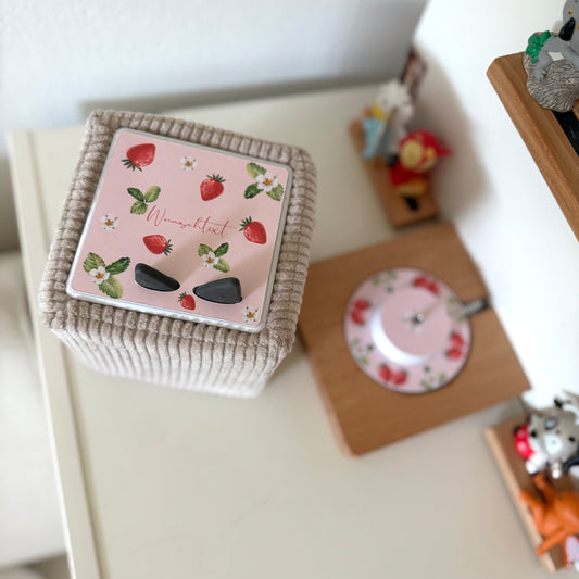 Toniebox Schutzfolie- Erdbeeren