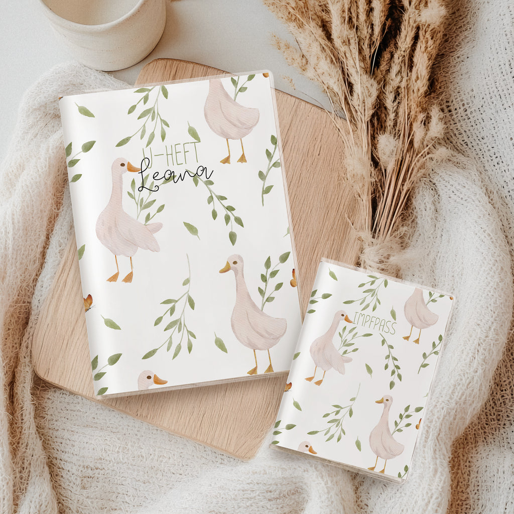 U-Heft Hülle und Impfpasshülle Gans
