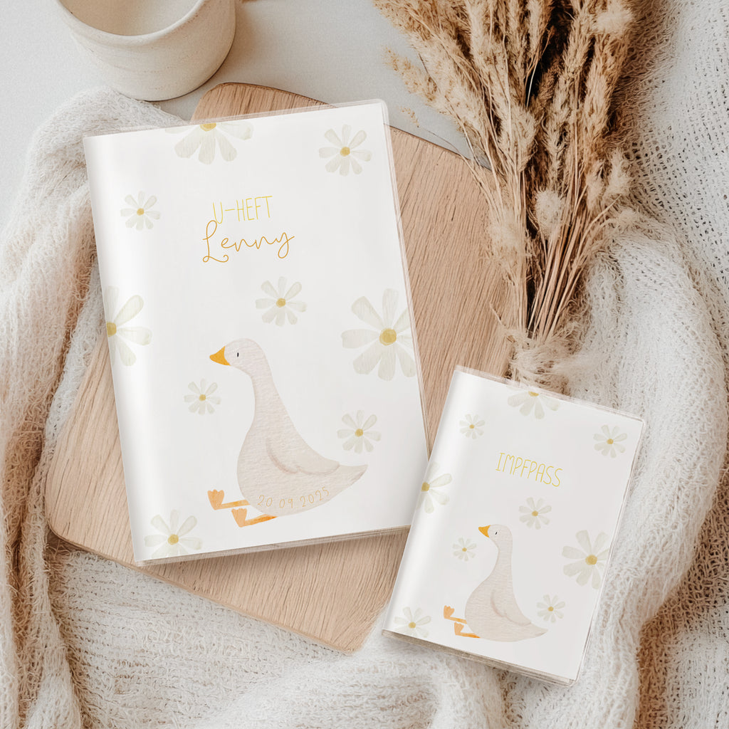 U-Heft Hülle und Impfpasshülle Gans