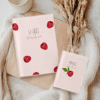 U-Heft Hülle und Impfpasshülle Himbeeren