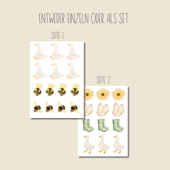 Cake Topper & Muffinstecker „Gans“