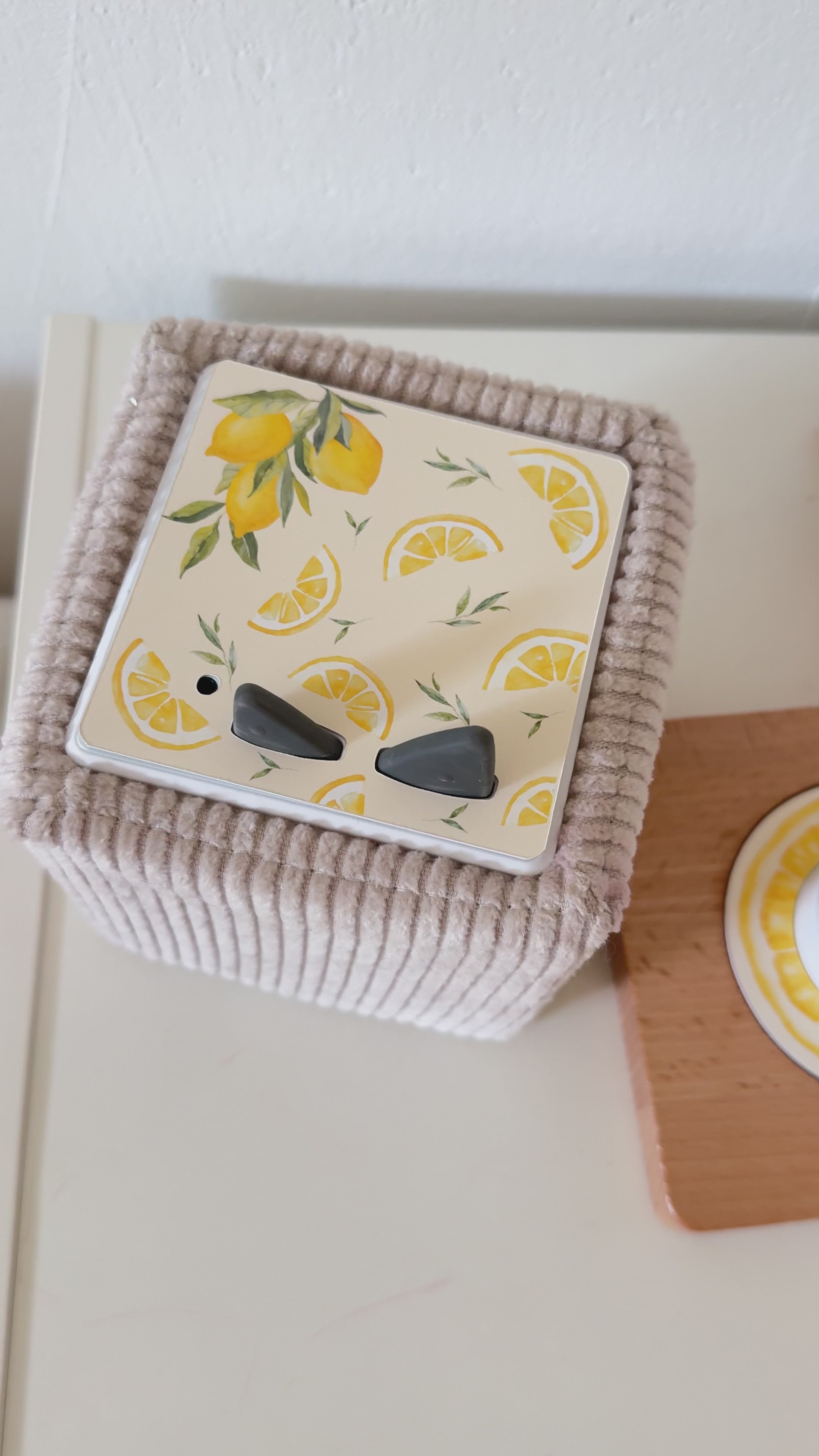 Toniebox Schutzfolie- Zitronen