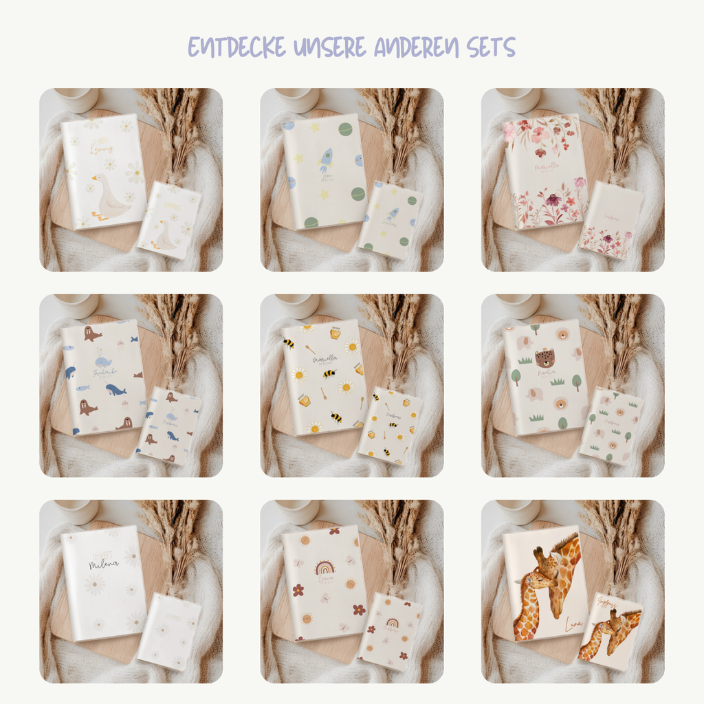 U-Heft Hülle und Impfpasshülle Gans