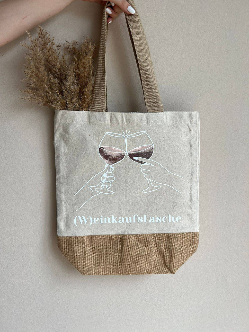 Juteshopper "Weinkaufstasche" | Einkaufstasche | Tasche