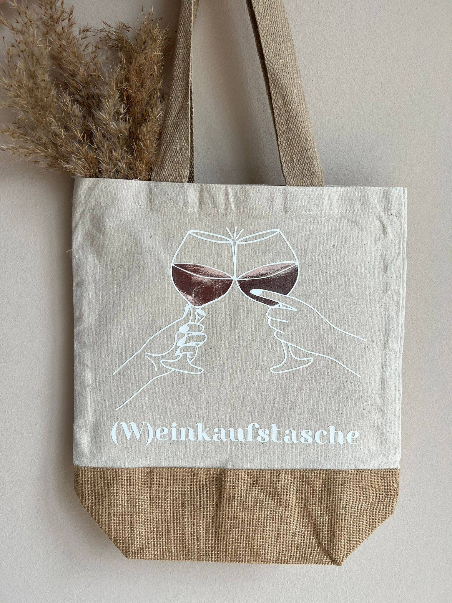 Juteshopper "Weinkaufstasche" | Einkaufstasche | Tasche