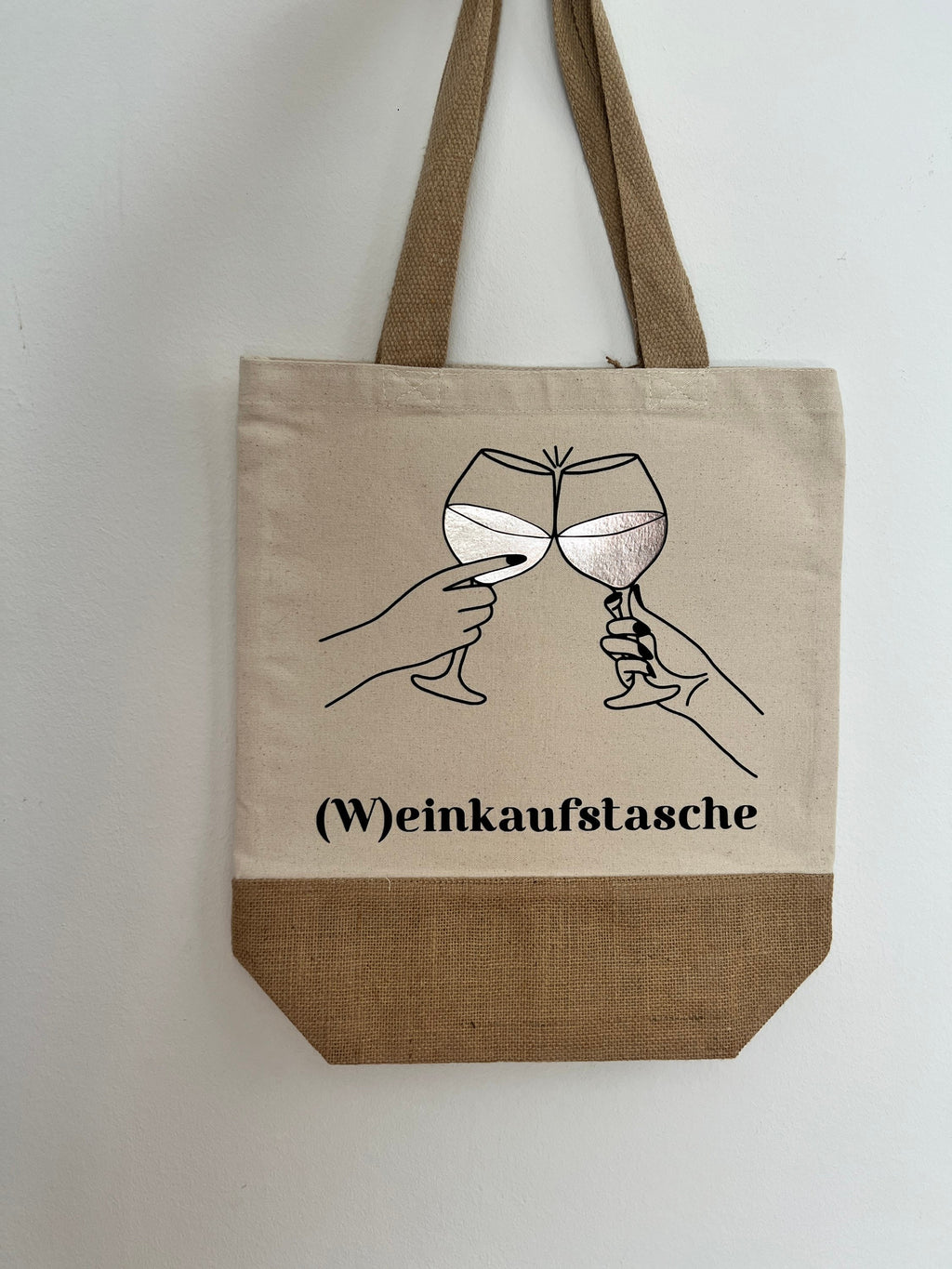 Juteshopper "Weinkaufstasche" | Einkaufstasche | Tasche