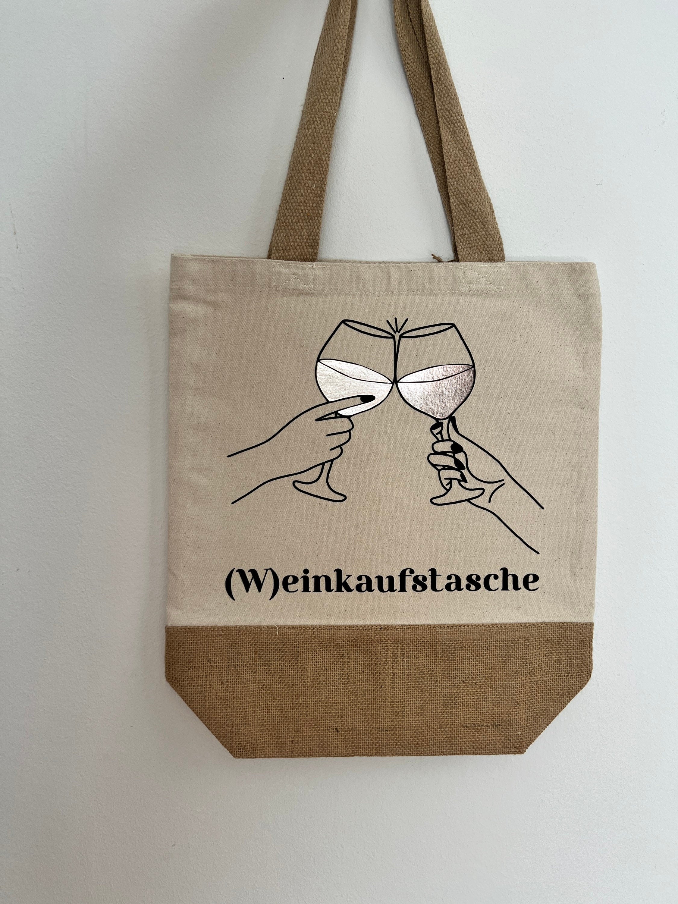 Juteshopper "Weinkaufstasche" | Einkaufstasche | Tasche