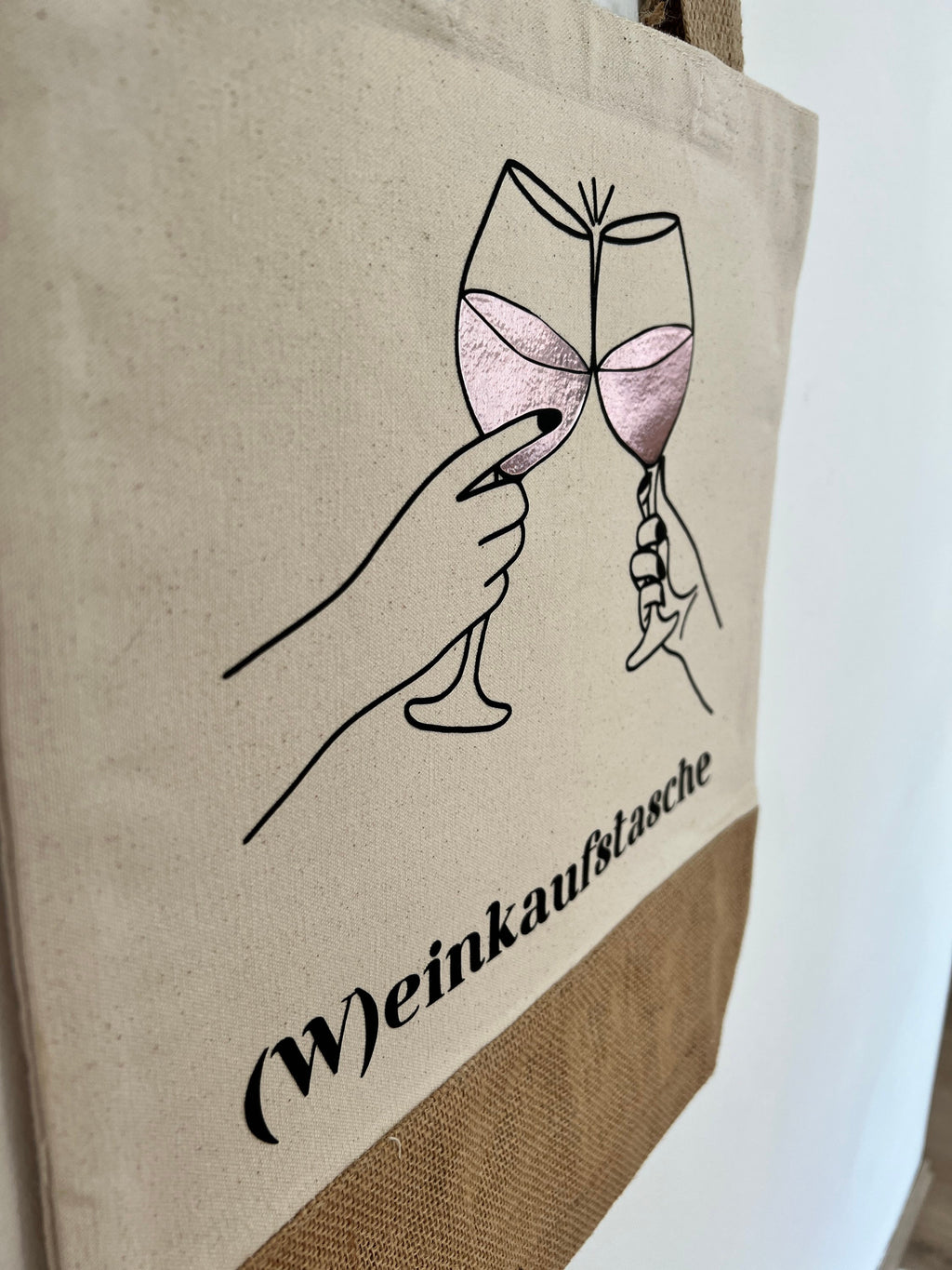 Juteshopper "Weinkaufstasche" | Einkaufstasche | Tasche